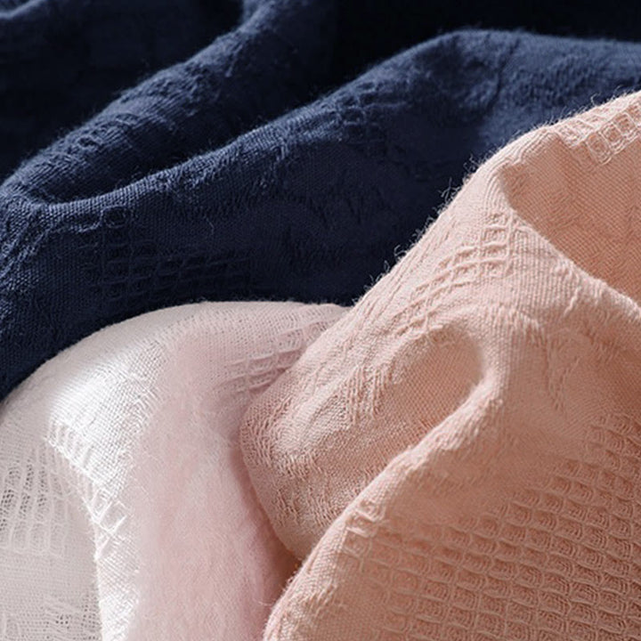 Sudadera con capucha de manga larga para mujer con diseño de jacquard y botones, con estampado de Buddha Stones. - image 31