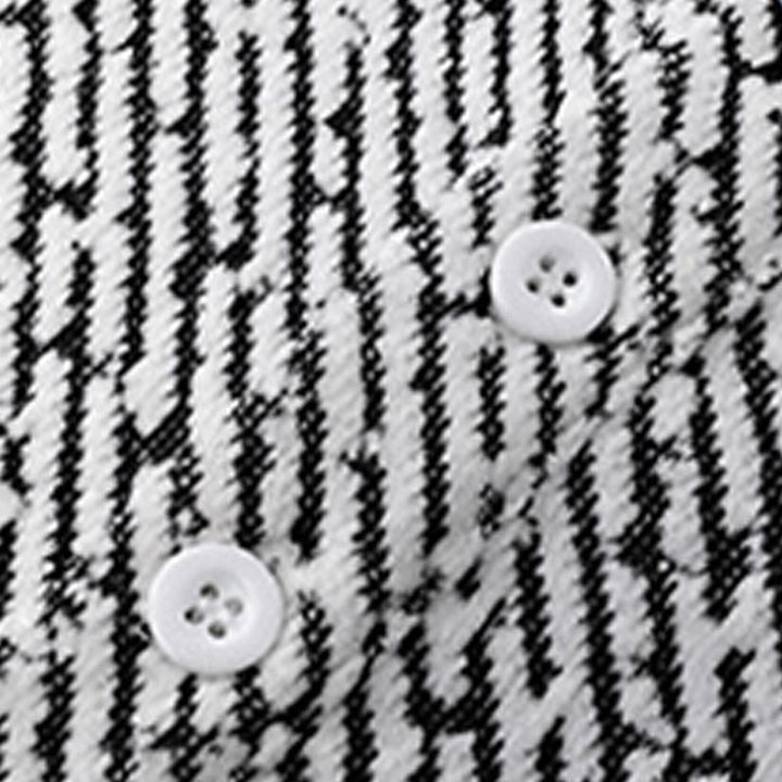 Sudadera con cuello redondo y botones a rayas para hombre con estampado de Buddha Stones Fall - image 13