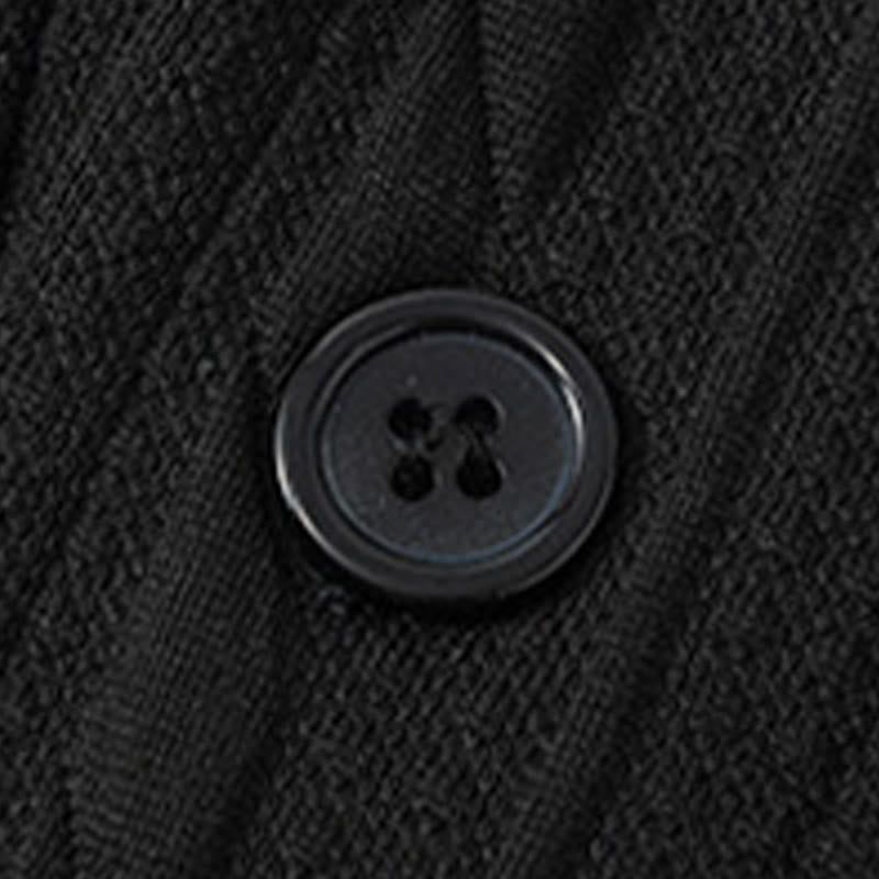 Sudadera con capucha de manga larga para hombre con diseño retorcido y botones de Buddha Stones para otoño e invierno - image 11