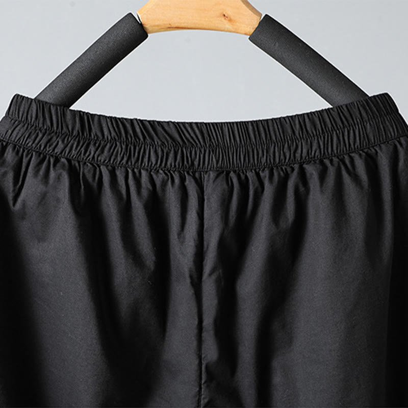 Pantalones harén de algodón térmicos con cintura elástica de invierno para mujer, de Buddha Stones, con bolsillos, de largo 7-8 - image 20