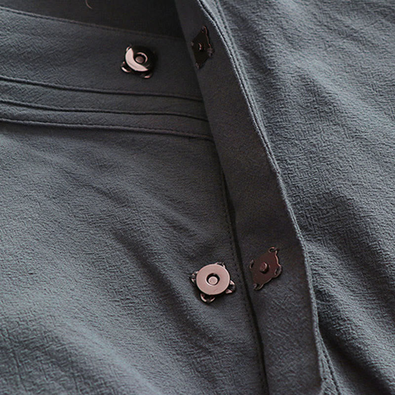 Túnica taoísta de manga larga y ancha para hombre con Buddha Stones y ceremonia tradicional de Tai Chi de Wudang - image 7