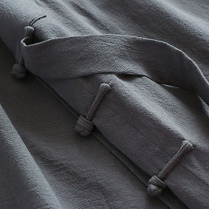 Túnica taoísta de manga larga y ancha para hombre con Buddha Stones y ceremonia tradicional de Tai Chi de Wudang - image 8