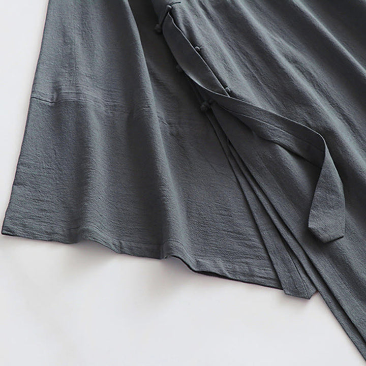 Túnica taoísta de manga larga y ancha para hombre con Buddha Stones y ceremonia tradicional de Tai Chi de Wudang - image 9