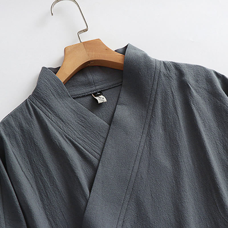 Túnica taoísta de manga larga para hombre con Buddha Stones, ceremonia tradicional de artes marciales de Tai Chi de Wudang - image 8