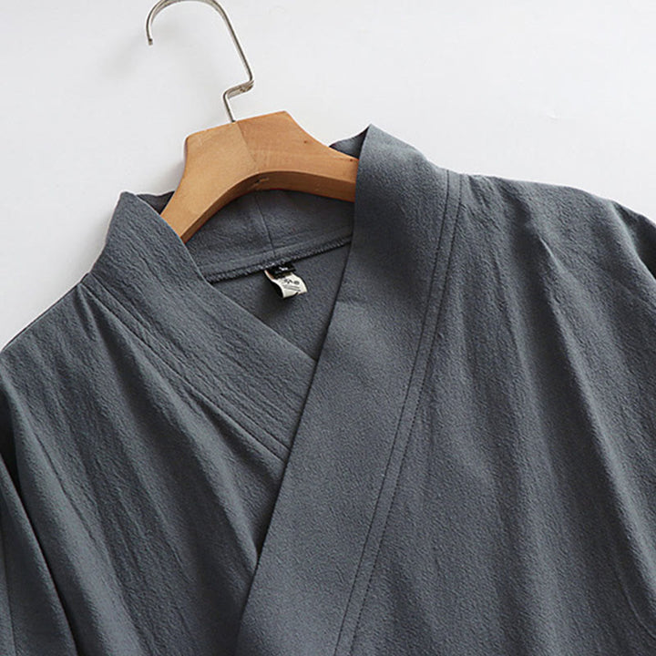 Túnica taoísta de manga larga para hombre con Buddha Stones, ceremonia tradicional de artes marciales de Tai Chi de Wudang - image 8