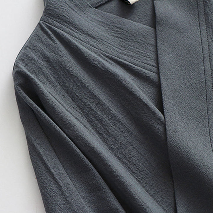 Túnica taoísta de manga larga para hombre con Buddha Stones, ceremonia tradicional de artes marciales de Tai Chi de Wudang - image 9