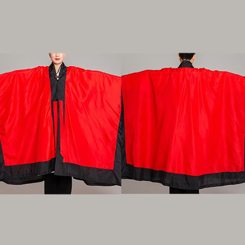 Kimono taoísta unisex de manga larga y ancha con Buddha Stones Wudang, color liso, para ceremonia de Qigong y Tai Chi - image 15