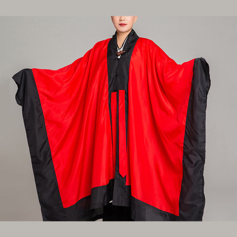 Kimono taoísta unisex de manga larga y ancha con Buddha Stones Wudang, color liso, para ceremonia de Qigong y Tai Chi - image 16