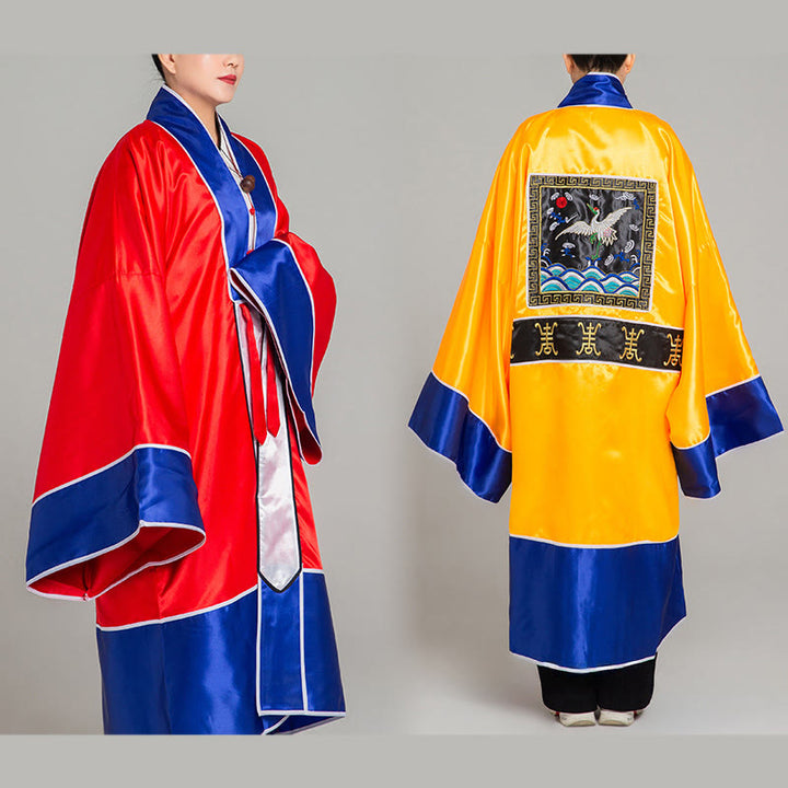 Kimono unisex taoísta de manga larga y ancha con bordado de grulla Wudang y Buddha Stones para ceremonia de Qigong y Tai Chi - image 17