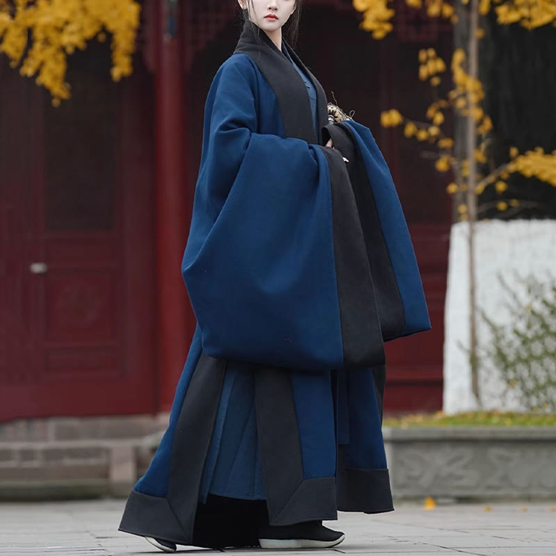 Túnica larga taoísta unisex de lino de manga larga con Buddha Stones para otoño e invierno, Wudang, tradicional, Tai Chi, artes marciales, ceremonia - image 2