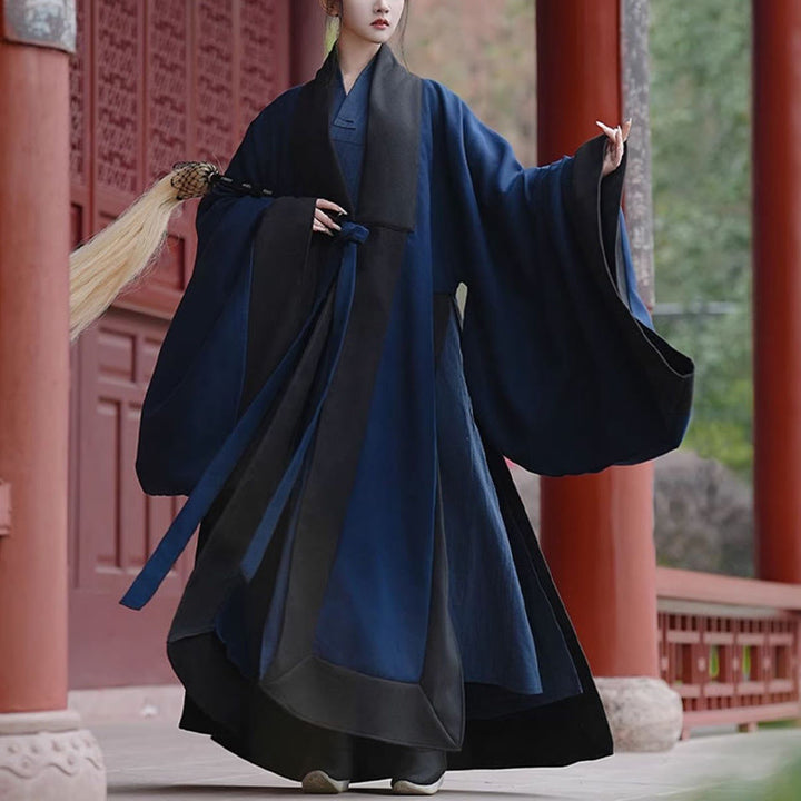 Túnica larga taoísta unisex de lino de manga larga con Buddha Stones para otoño e invierno, Wudang, tradicional, Tai Chi, artes marciales, ceremonia - image 1