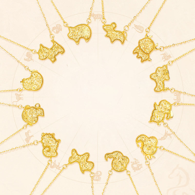 Collar con colgante de cadena con diseño de moneda de plata de ley 925 con Buddha Stones, año del Caballo, zodiaco chino - image 0