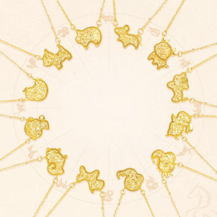 Collar con colgante de cadena con diseño de moneda de plata de ley 925 con Buddha Stones, año del Caballo, zodiaco chino - image 0