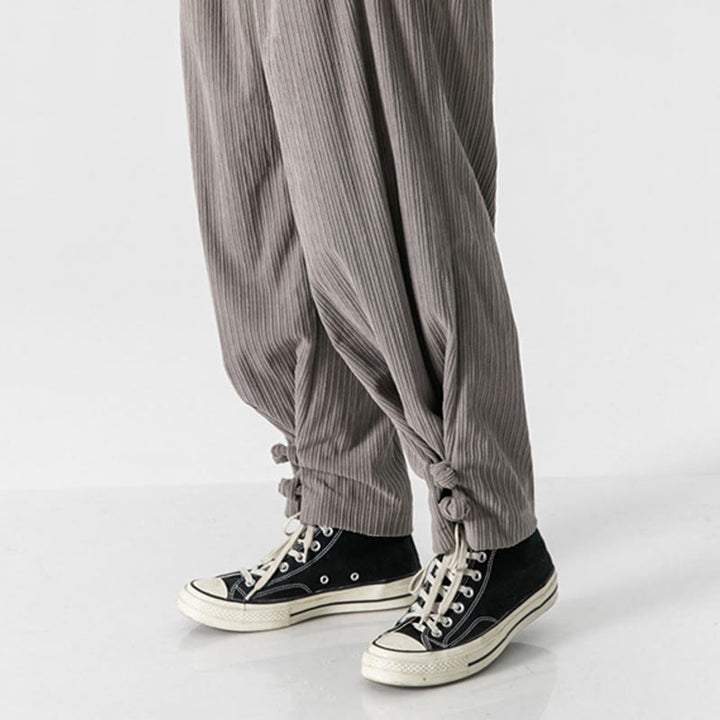 Pantalones rectos de algodón con botones y bolsillos para hombre, diseño de Buddha Stones, otoño e invierno. - image 13