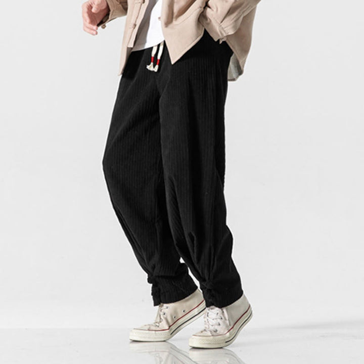 Pantalones rectos de algodón con botones y bolsillos para hombre, diseño de Buddha Stones, otoño e invierno. - image 30