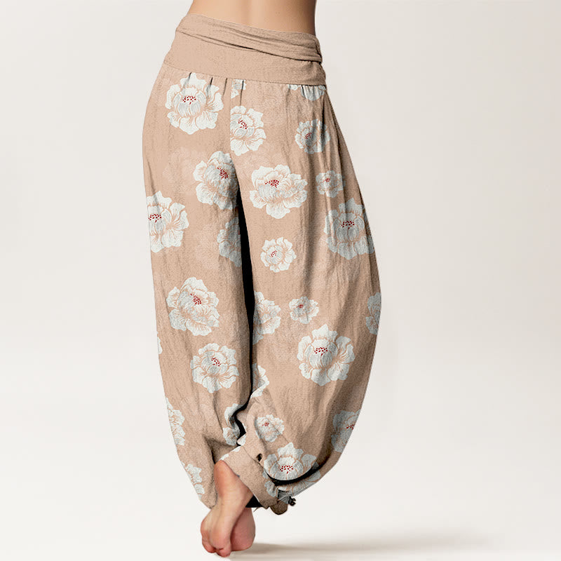 Pantalones Buddha Stones para mujer, cintura elástica - image 1