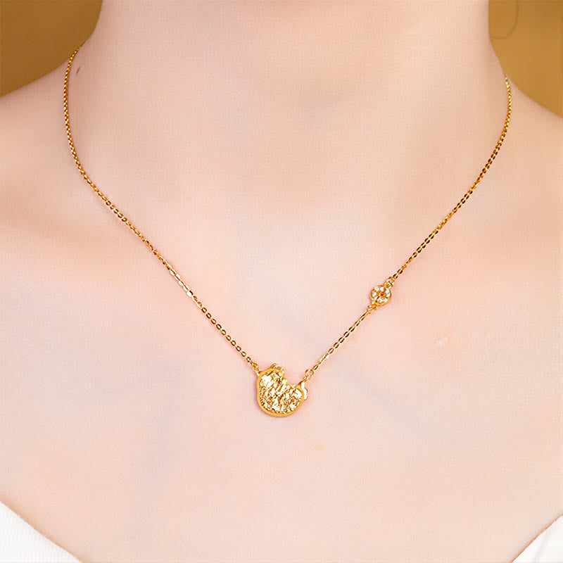 Collar con colgante de cadena con diseño de moneda de plata de ley 925 con Buddha Stones, año del Caballo, zodiaco chino - image 28