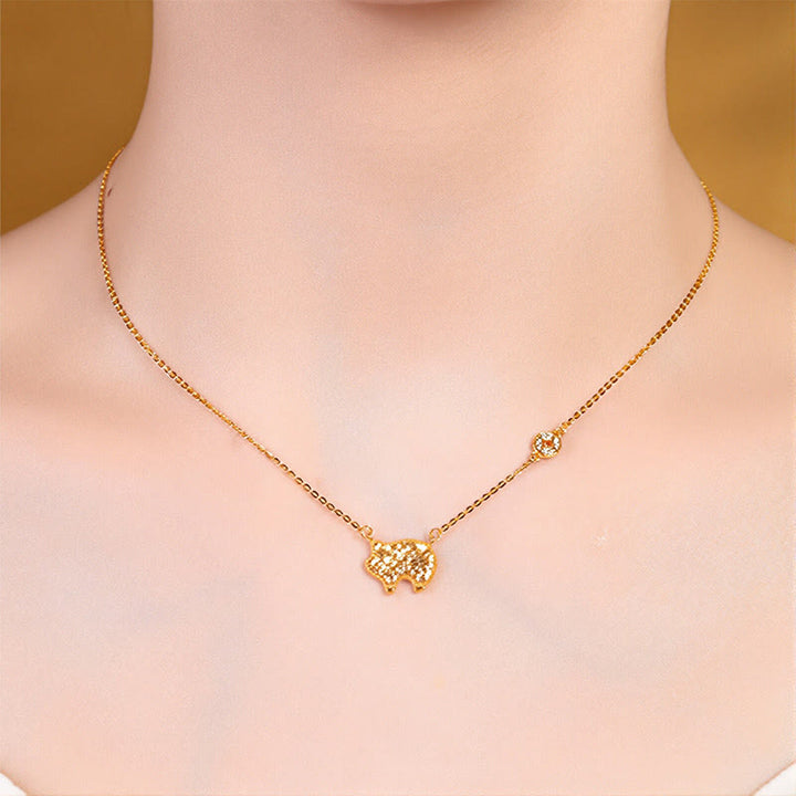 Collar con colgante de cadena con diseño de moneda de plata de ley 925 con Buddha Stones, año del Caballo, zodiaco chino - image 32