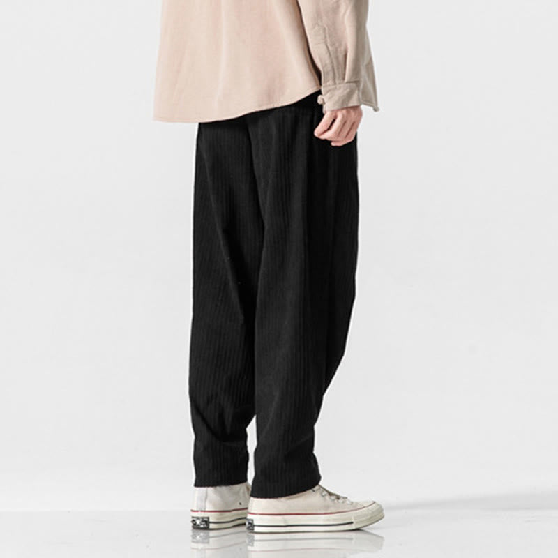 Pantalones rectos de algodón con botones y bolsillos para hombre, diseño de Buddha Stones, otoño e invierno. - image 26