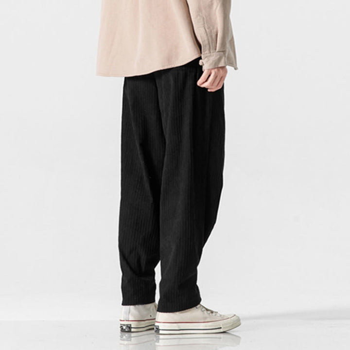 Pantalones rectos de algodón con botones y bolsillos para hombre, diseño de Buddha Stones, otoño e invierno. - image 26