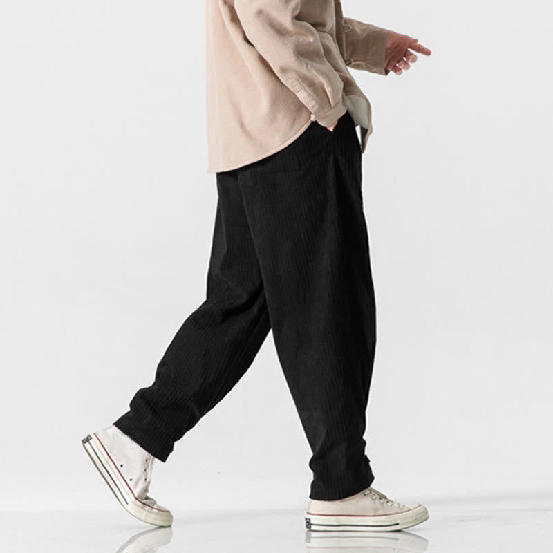 Pantalones rectos de algodón con botones y bolsillos para hombre, diseño de Buddha Stones, otoño e invierno. - image 25