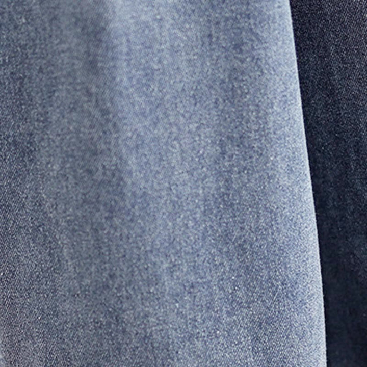 Pantalones de pierna ancha para mujer con diseño desgastado vintage de Buddha Stones Fall, cintura alta y bolsillos - image 9