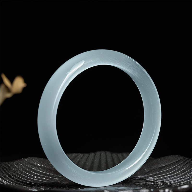 Brazalete espiritual de la abundancia con ojo de gato blanco y Buddha Stones - image 2