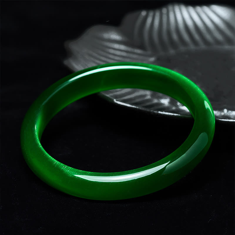 Pulsera fina con Buddha Stones y ojo de gato verde que alivia el estrés y la riqueza. - image 2