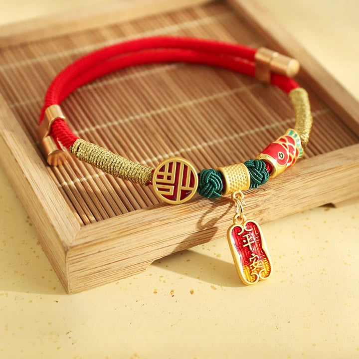 Colgante de metal con Buddha Stones, hilo rojo, paz, alegría, bendición, protección, collar ajustable para gatos y perros pequeños. - image 1