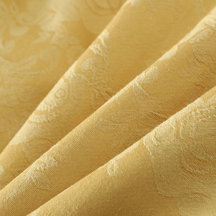 Chaleco sin mangas de algodón para mujer con estampado de flores y Buddha Stones y botones de rana - image 19