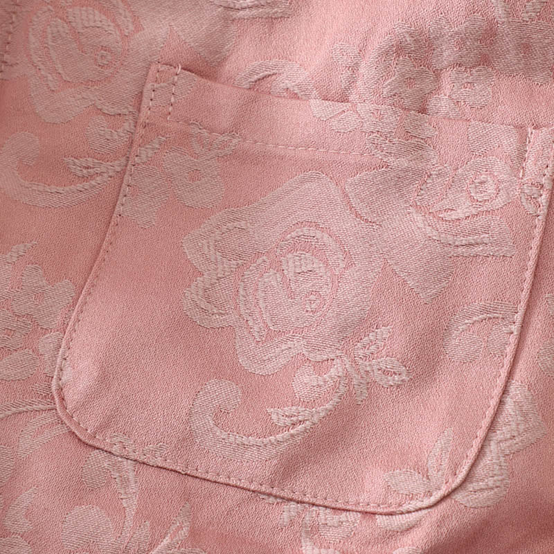 Chaleco sin mangas de algodón para mujer con estampado de flores y Buddha Stones y botones de rana - image 6