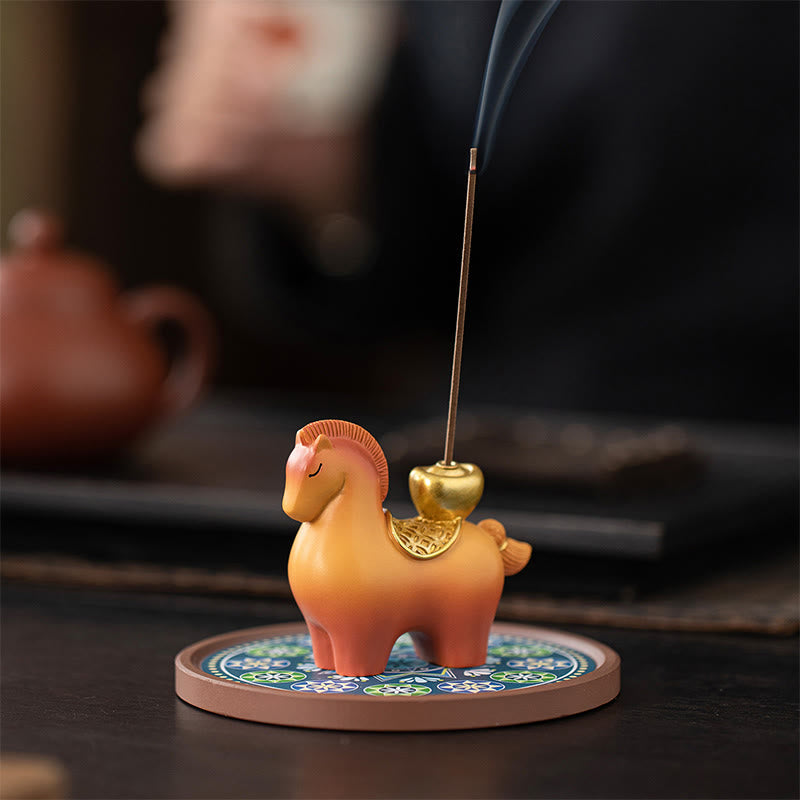 Buddha Stones para el Año del Caballo 2026, atrae la riqueza, decoración del hogar y quemador de incienso. - image 4