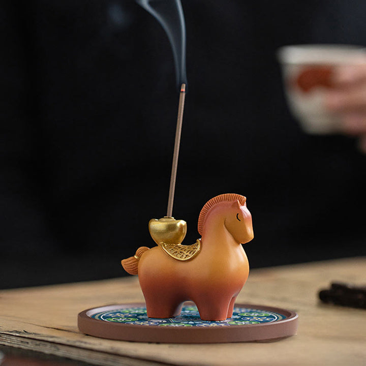 Buddha Stones para el Año del Caballo 2026, atrae la riqueza, decoración del hogar y quemador de incienso. - image 6