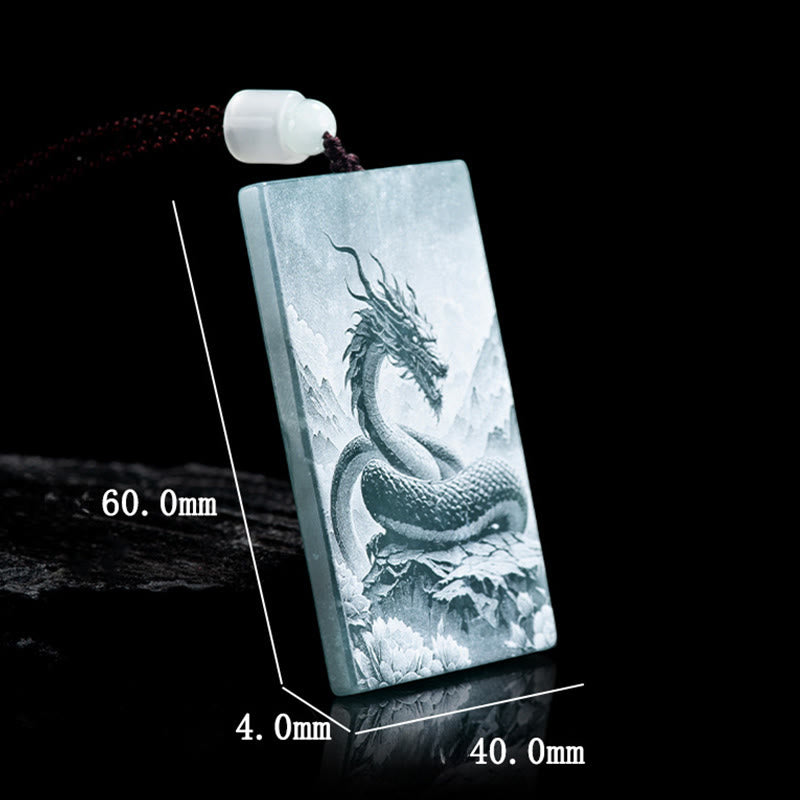 Collar con colgantes de jade y Buddha Stones del Año del Caballo, grabados del zodiaco chino - image 17