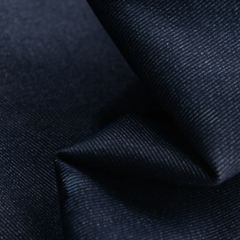 Camisa de algodón de manga larga con cuello alto y botones sólidos para hombre con estampado de Buddha Stones caídas - image 9