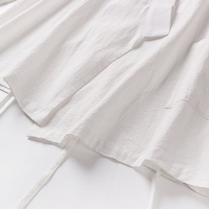 Conjunto de 2 piezas de kimono de algodón con cordones y pantalones anchos hasta los tobillos con bolsillos para hombre , con Buddha Stones - image 25