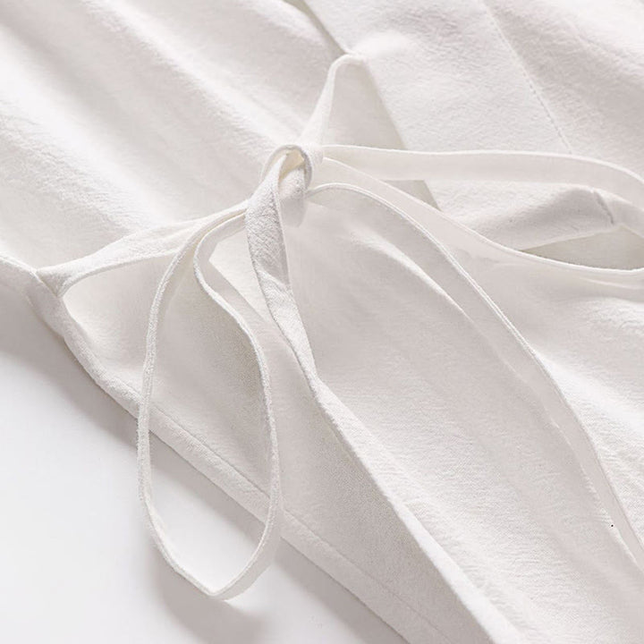 Conjunto de 2 piezas de kimono de algodón con cordones y pantalones anchos hasta los tobillos con bolsillos para hombre , con Buddha Stones - image 24