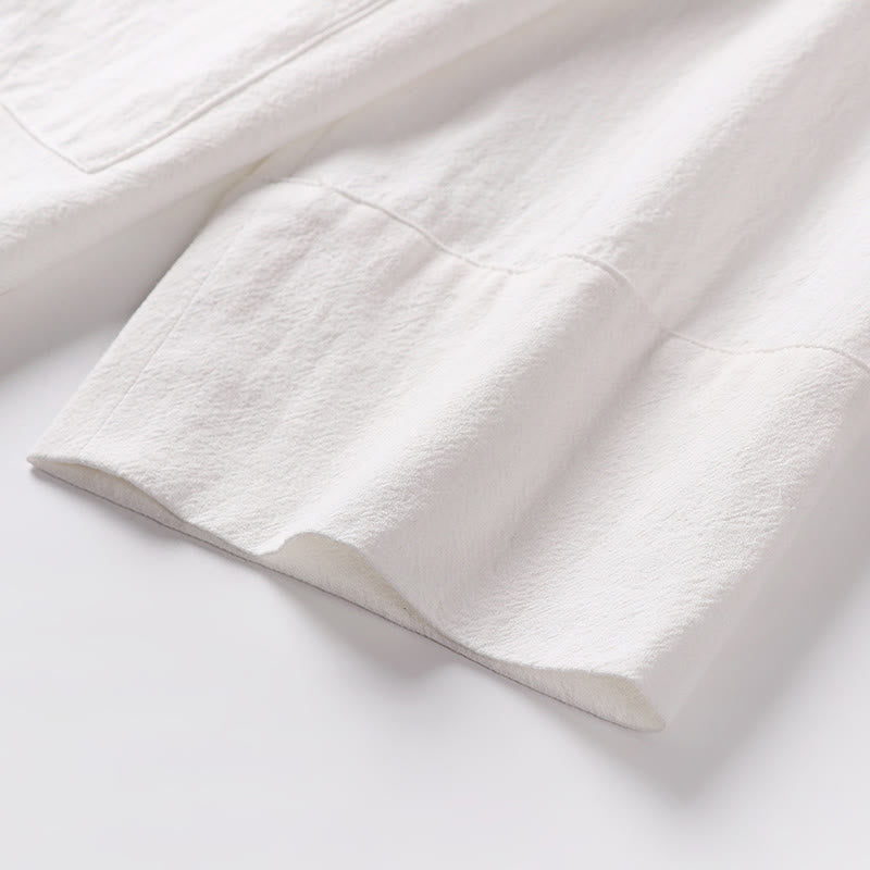 Conjunto de 2 piezas de kimono de algodón con cordones y pantalones anchos hasta los tobillos con bolsillos para hombre , con Buddha Stones - image 26