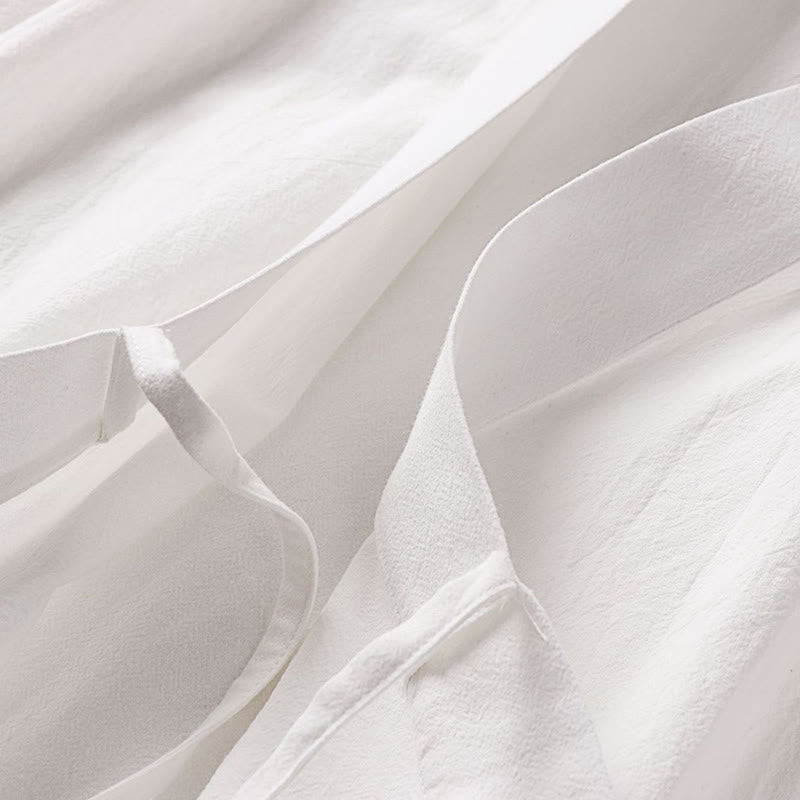 Conjunto de 2 piezas de kimono de algodón con cordones y pantalones anchos hasta los tobillos con bolsillos para hombre , con Buddha Stones - image 23