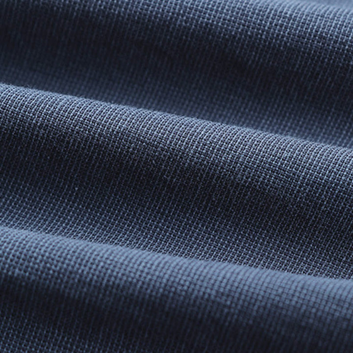 Camisa de algodón de manga larga para hombre con botones en color liso y sencillo con Buddha Stones - image 6