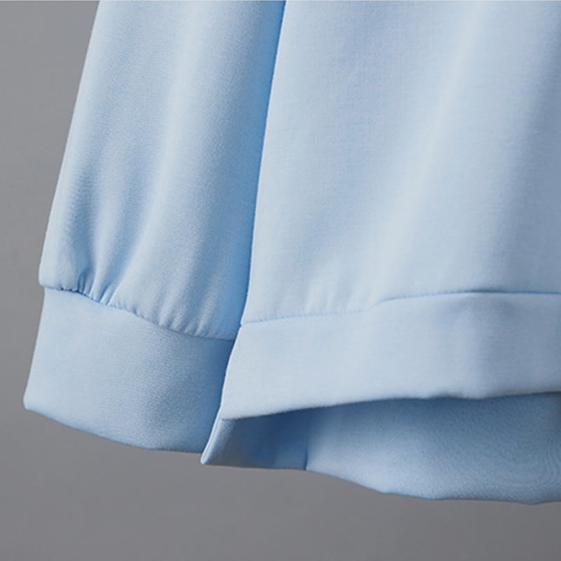 Sudadera con capucha de manga larga para mujer con bordado de oso y Buddha Stones en otoño - image 11