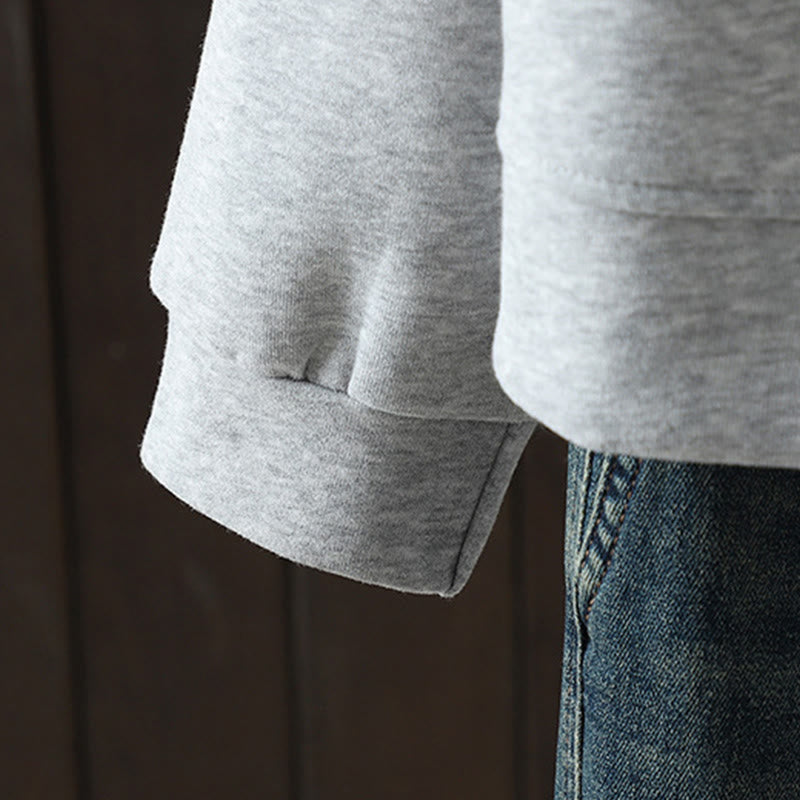 Chaqueta de algodón de manga larga para mujer, sencilla, lisa, con cuello en V y botones, con estampado de Buddha Stones - image 13