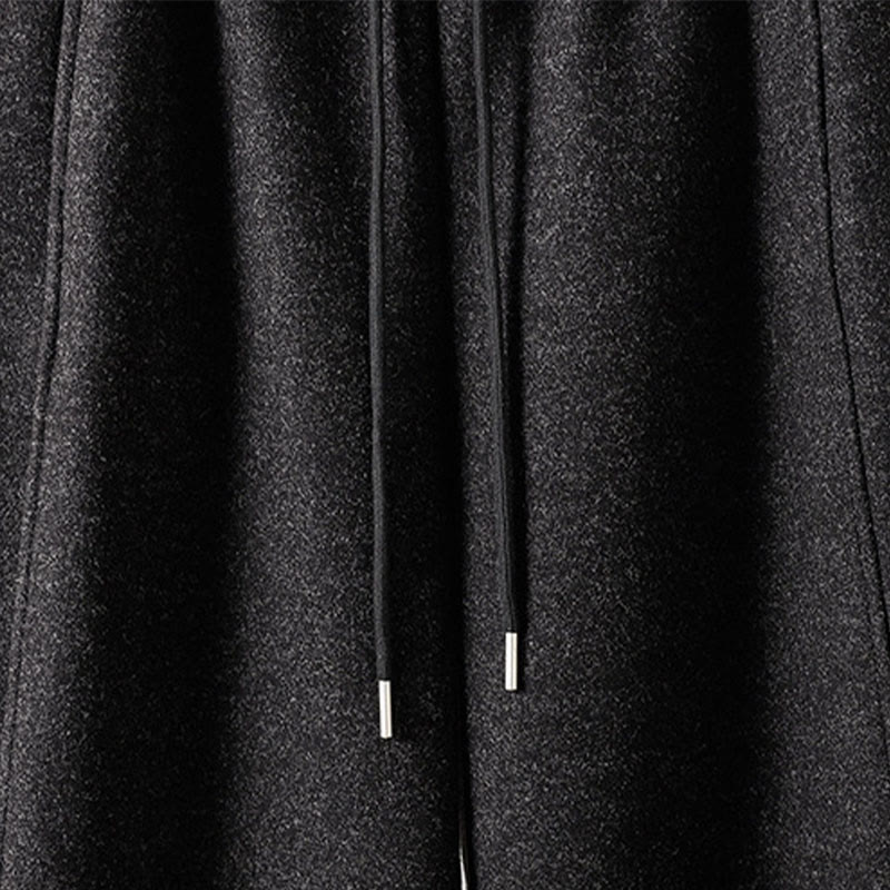 Pantalones gruesos de algodón con cordones y bolsillos para mujer con diseño de Buddha Stones - image 3