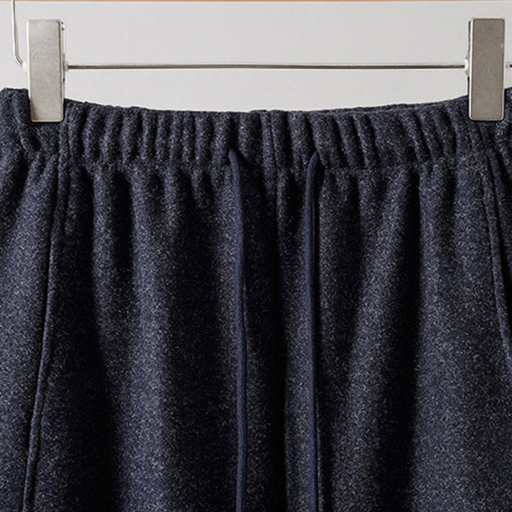 Pantalones gruesos de algodón con cordones y bolsillos para mujer con diseño de Buddha Stones - image 9