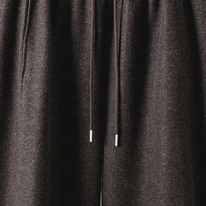 Pantalones gruesos de algodón con cordones y bolsillos para mujer con diseño de Buddha Stones - image 20