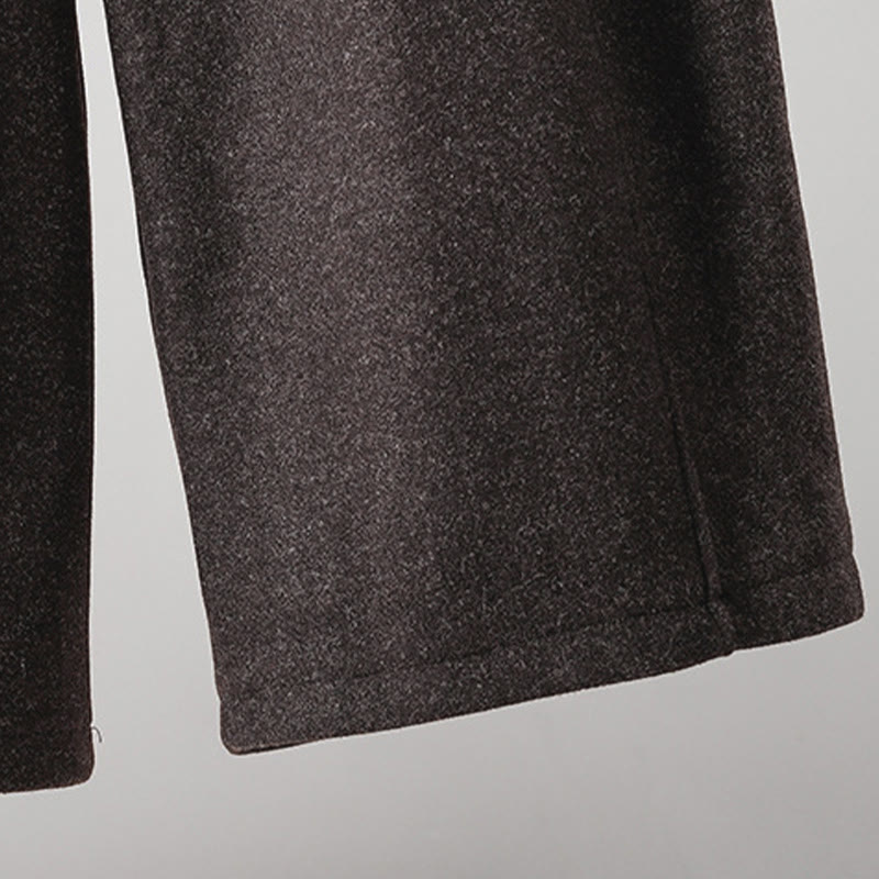 Pantalones gruesos de algodón con cordones y bolsillos para mujer con diseño de Buddha Stones - image 22