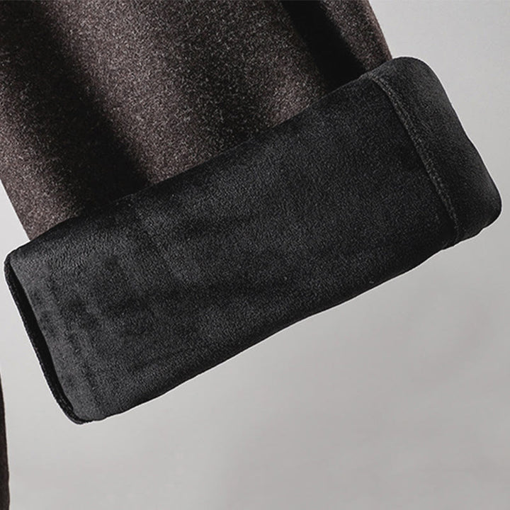 Pantalones gruesos de algodón con cordones y bolsillos para mujer con diseño de Buddha Stones - image 19