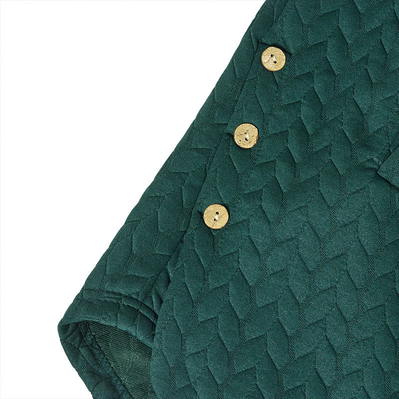 Abrigo con capucha de manga larga para mujer, diseño de espigas de trigo otoñales y Buddha Stones, con bolsillos, largo medio - image 12