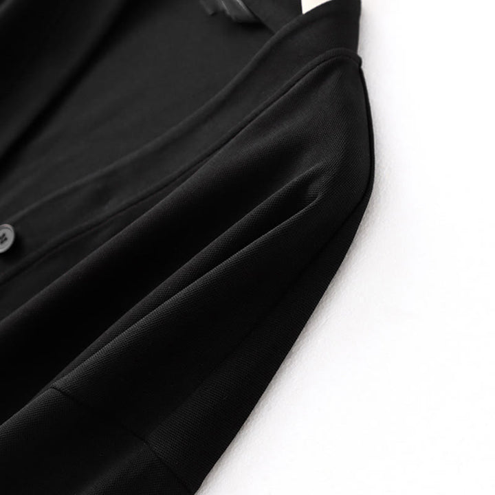 Chaqueta de algodón de manga larga para mujer con botones lisos Buddha Stones - image 15