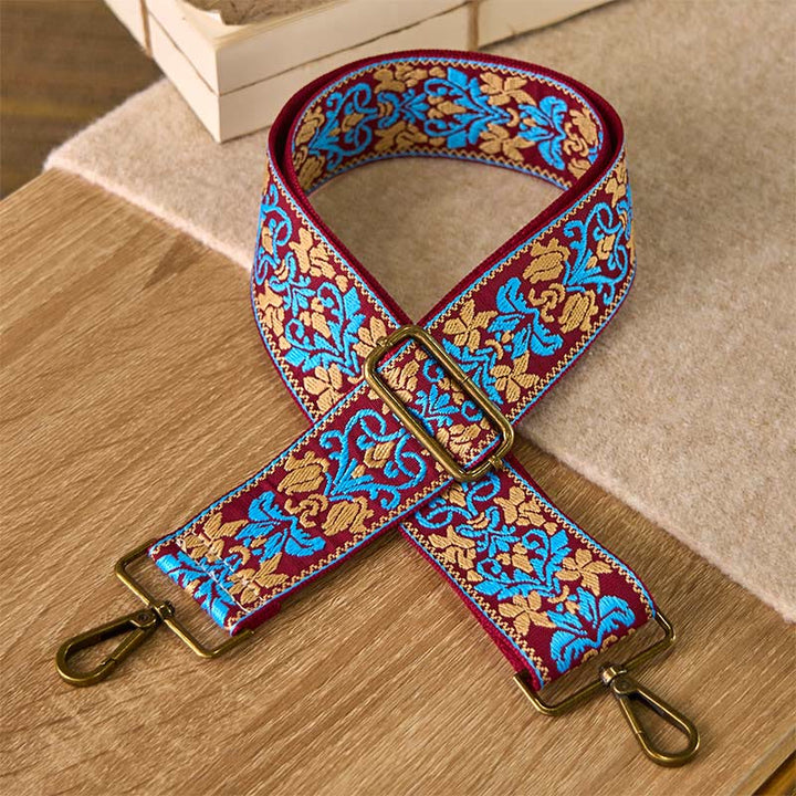 Correas de repuesto para bolsos, bandoleras, ... - Marrón Azul - 75-135 cm x 5 cm - image 11